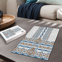 Papua New Guinea Bird Ethnic Puzzle Papuan Batik Inspired Pattern LT9 - Polynesian Pride