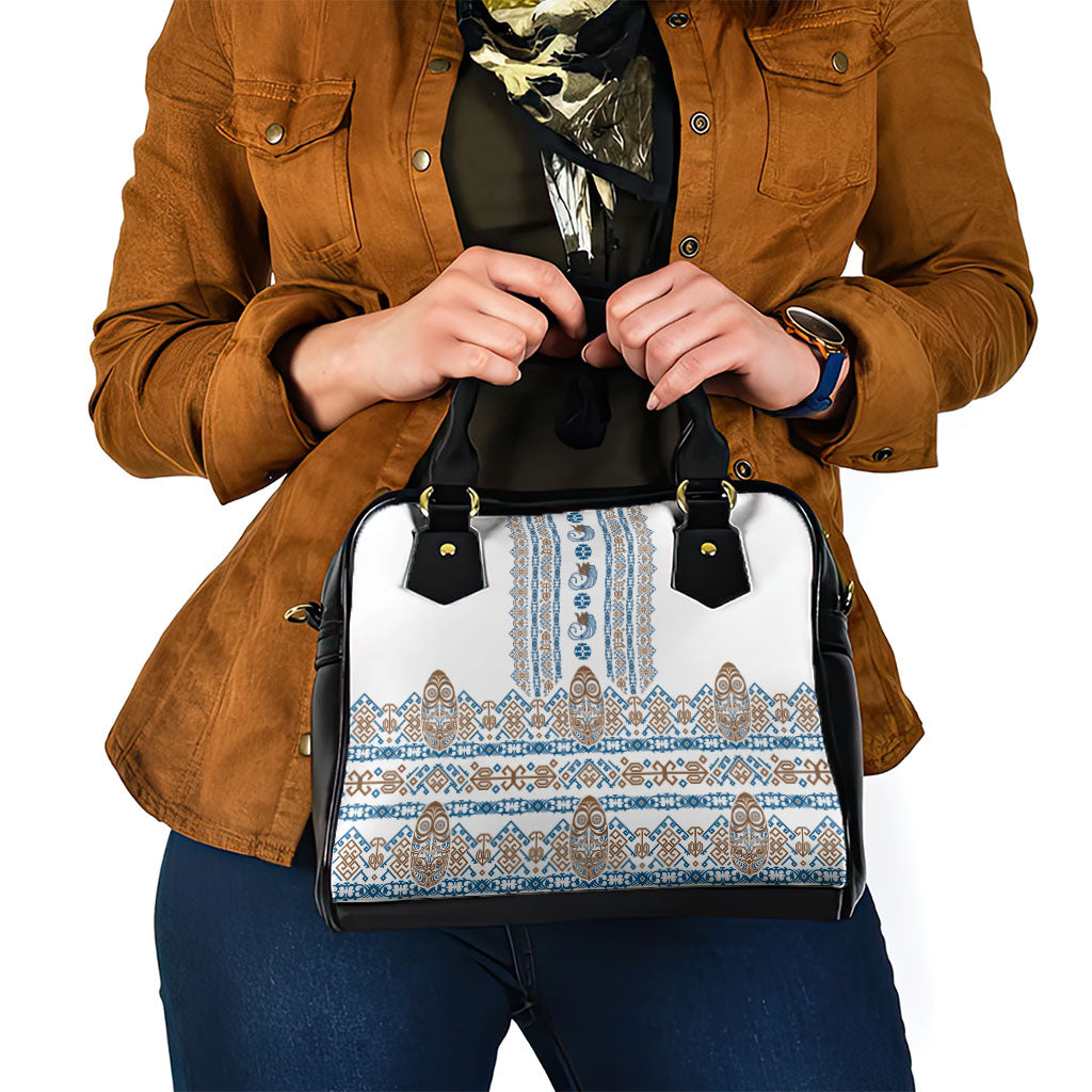 Papua New Guinea Bird Ethnic Shoulder Handbag Papuan Batik Inspired Pattern LT9 - Polynesian Pride