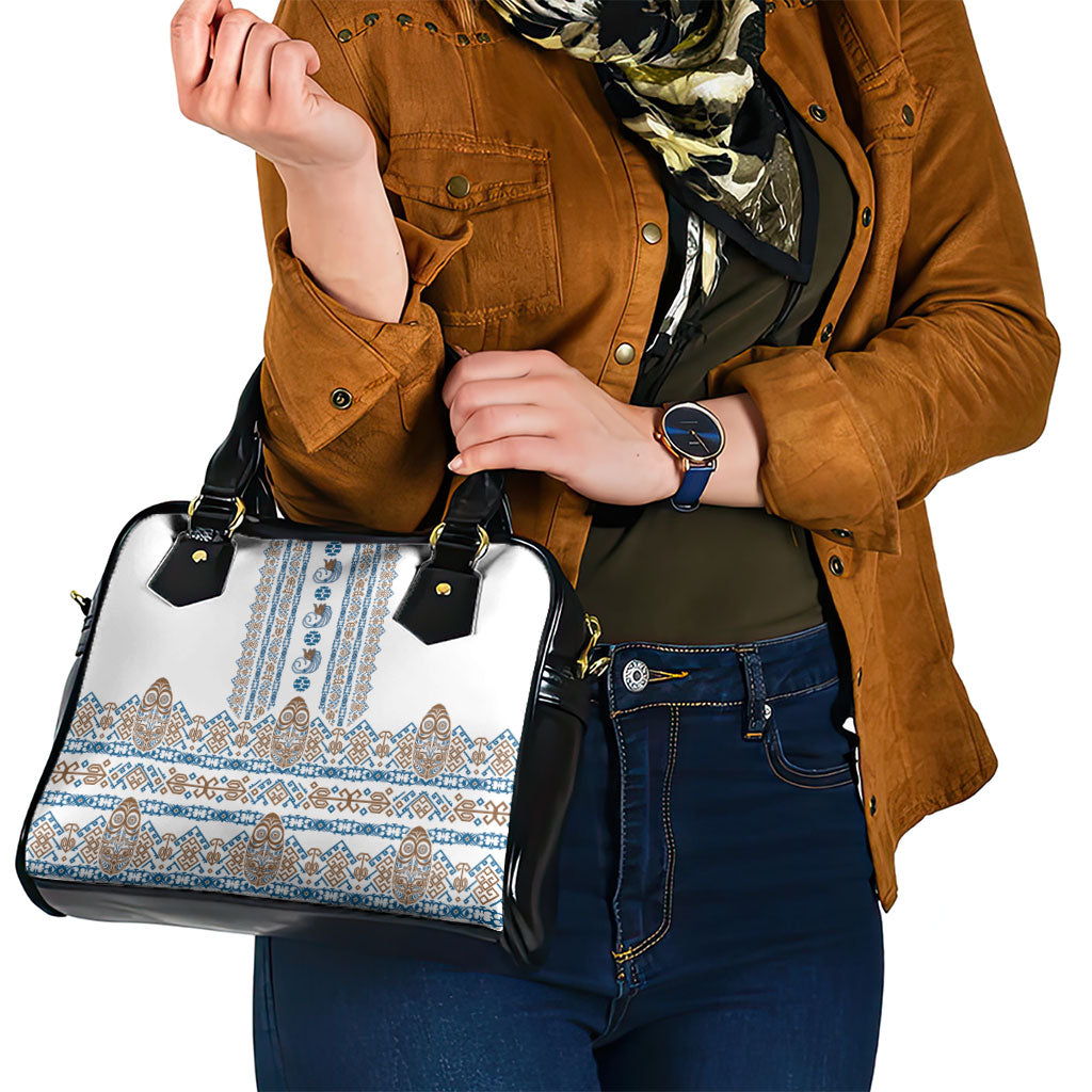 Papua New Guinea Bird Ethnic Shoulder Handbag Papuan Batik Inspired Pattern LT9 - Polynesian Pride