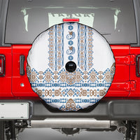 Papua New Guinea Bird Ethnic Spare Tire Cover Papuan Batik Inspired Pattern LT9 - Polynesian Pride