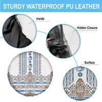 Papua New Guinea Bird Ethnic Spare Tire Cover Papuan Batik Inspired Pattern LT9 - Polynesian Pride