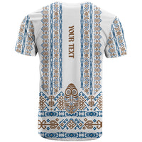 Personalised Papua New Guinea Bird Ethnic T Shirt Papuan Batik Inspired Pattern LT9 - Polynesian Pride