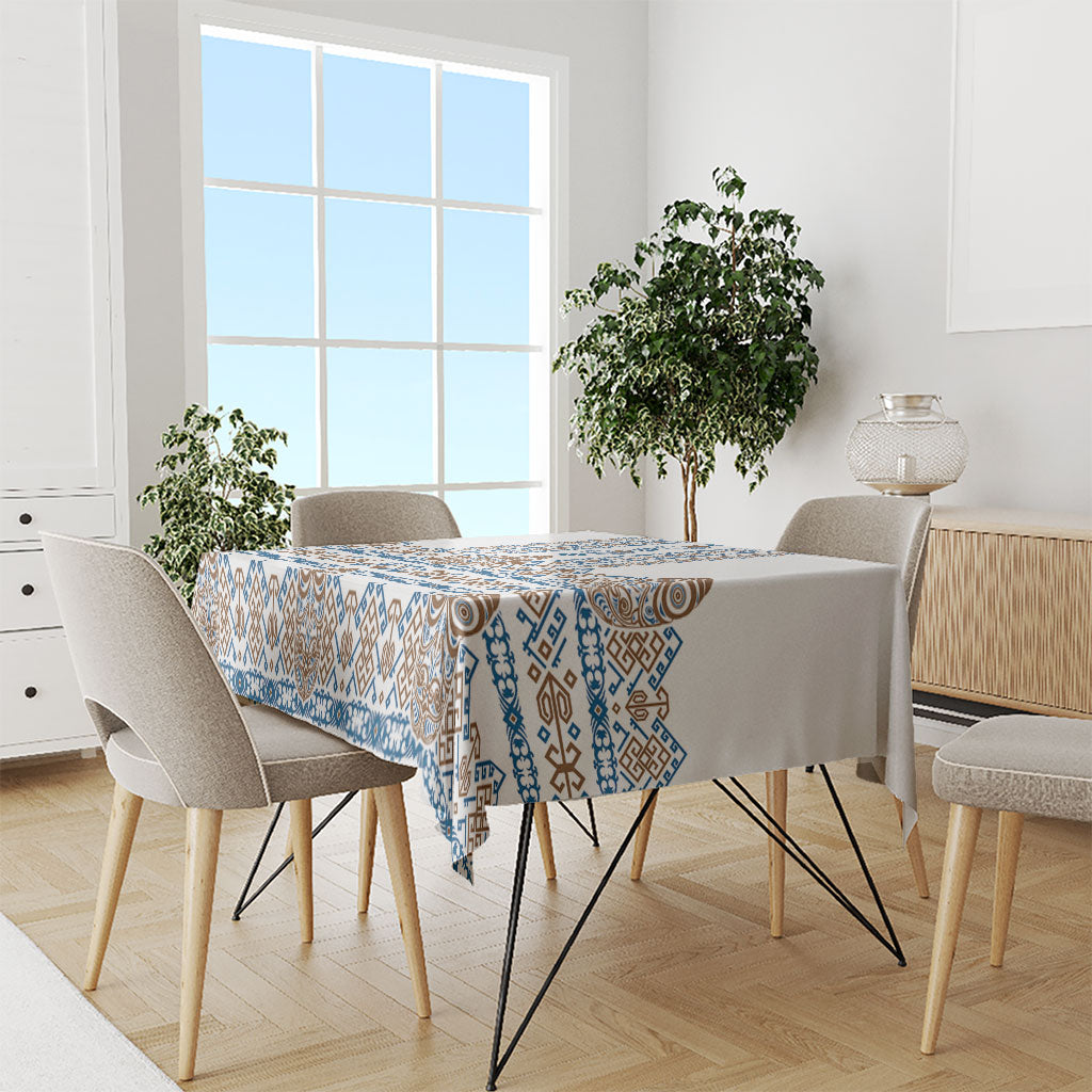 Papua New Guinea Bird Ethnic Tablecloth Papuan Batik Inspired Pattern LT9 - Polynesian Pride