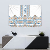 Papua New Guinea Bird Ethnic Tapestry Papuan Batik Inspired Pattern LT9 - Polynesian Pride