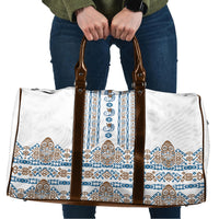Papua New Guinea Bird Ethnic Travel Bag Papuan Batik Inspired Pattern LT9 White - Polynesian Pride