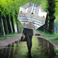 Papua New Guinea Bird Ethnic Umbrella Papuan Batik Inspired Pattern LT9 - Polynesian Pride