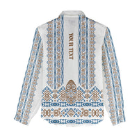 Personalised Papua New Guinea Bird Ethnic Women Casual Shirt Papuan Batik Inspired Pattern LT9 - Polynesian Pride