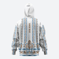 Personalised Papua New Guinea Bird Ethnic Zip Hoodie Papuan Batik Inspired Pattern LT9 - Polynesian Pride