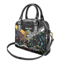 Personalised New Zealand and Australia Shoulder Handbag Maori Mix Aboriginal Art Style LT9 - Polynesian Pride