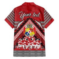Personalised Tonga Rugby Pacific Family Matching Puletasi and Hawaiian Shirt Ikale Tahi Sipi Tau LT9 - Polynesian Pride