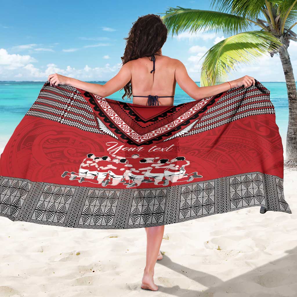Personalised Tonga Rugby Pacific Sarong Ikale Tahi Sipi Tau LT9 - Polynesian Pride