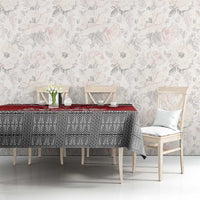Personalised Tonga Rugby Pacific Tablecloth Ikale Tahi Sipi Tau