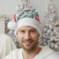 New Zealand Kowhaiwhai Christmas Santa Hat Traditional Maori Koru Pattern - Polynesian Pride