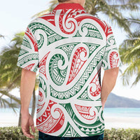 New Zealand Kowhaiwhai Christmas Hawaiian Shirt Traditional Maori Koru Pattern LT9 - Polynesian Pride