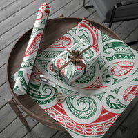 New Zealand Kowhaiwhai Christmas Wrapping Paper Traditional Maori Koru Pattern - Polynesian Pride