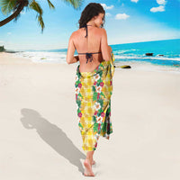 Hawaiian Palaka Sarong Hibiscus Pineapple Lei - Polynesian Pride