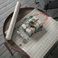 Brown Hawaiian Palaka Wrapping Paper Kukui Nut Money Lei - Polynesian Pride