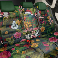 Meri Kirihimete Kakapo Santa Back Car Seat Cover Merry Christmas with Tropical Vibe LT9 - Polynesian Pride