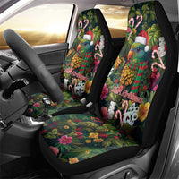 Meri Kirihimete Kakapo Santa Car Seat Cover Merry Christmas with Tropical Vibe LT9 - Polynesian Pride
