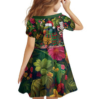 Meri Kirihimete Kakapo Santa Family Matching Off Shoulder Maxi Dress and Hawaiian Shirt Merry Christmas with Tropical Vibe LT9 - Polynesian Pride
