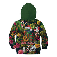 Meri Kirihimete Kakapo Santa Kid Hoodie Merry Christmas with Tropical Vibe LT9 - Polynesian Pride