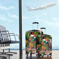 Meri Kirihimete Kakapo Santa Luggage Cover Merry Christmas with Tropical Vibe LT9 - Polynesian Pride