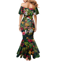 Meri Kirihimete Kakapo Santa Mermaid Dress Merry Christmas with Tropical Vibe LT9 - Polynesian Pride