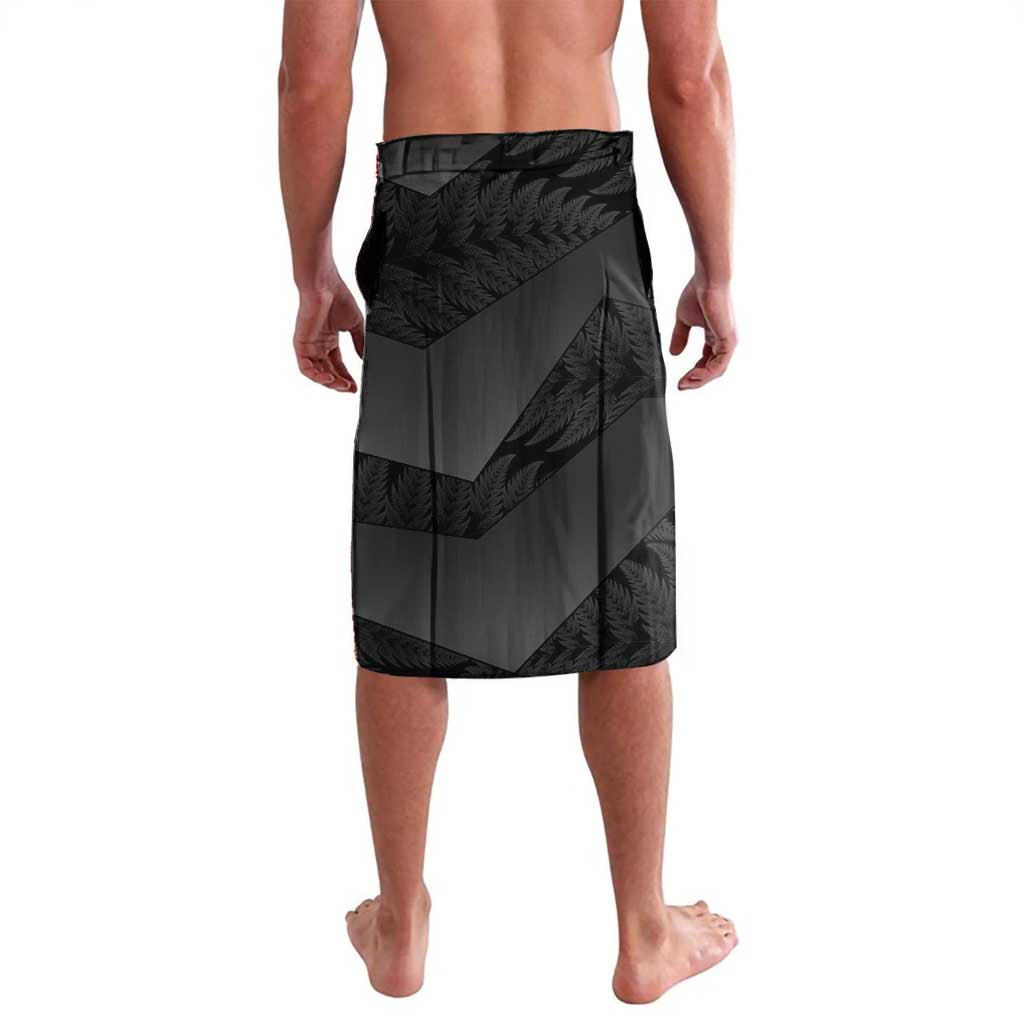New Zealand Cricket Custom Lavalava Potae Pango Black Fern Pattern