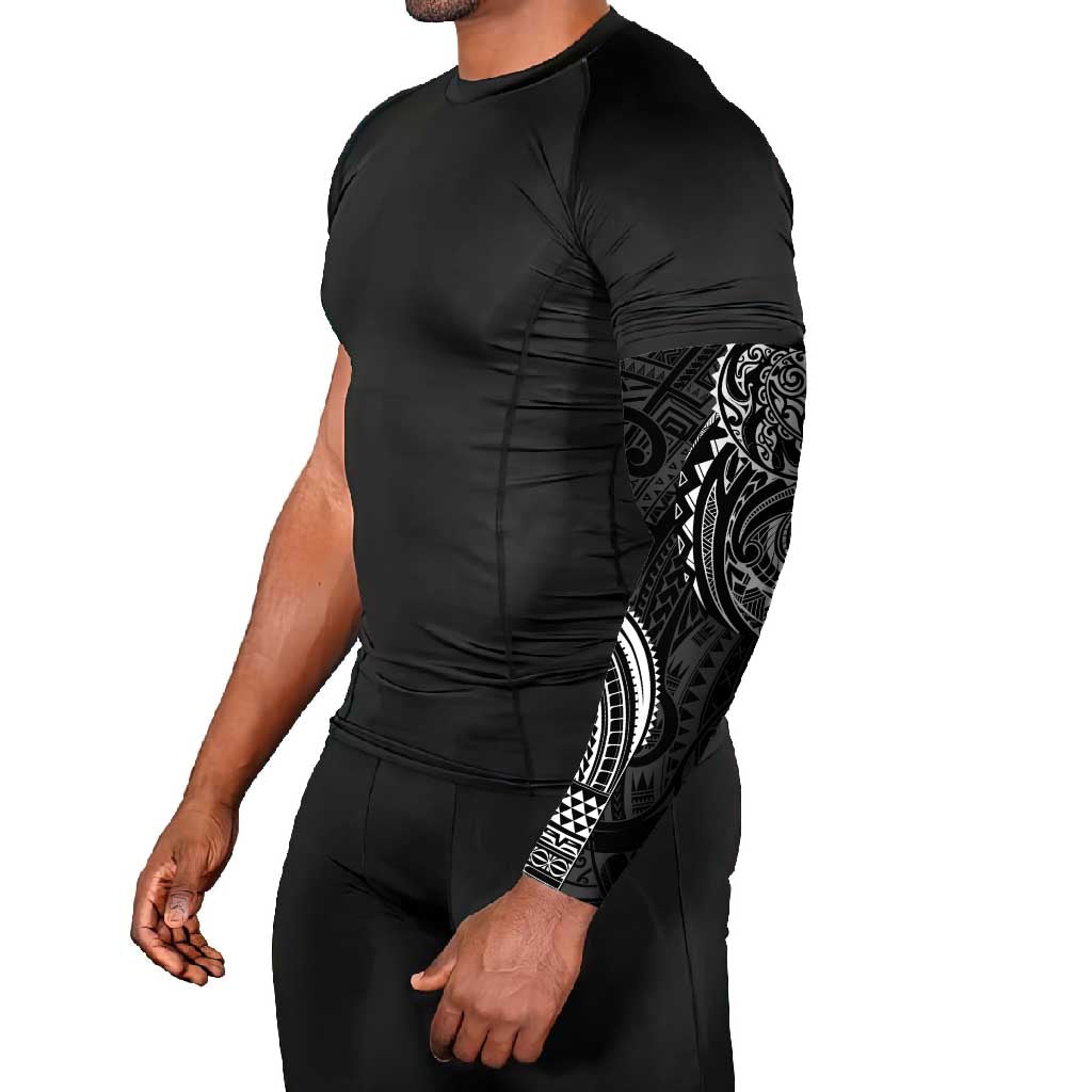 Polynesian Turtle Tribal Tattoo Arm Sleeves Black Style - Polynesian Pride