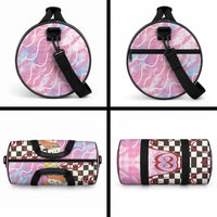 Personalized Japanese Kawaii Sushi Roll Duffle Bag Wagara Palaka Pattern LT9 - Polynesian Pride