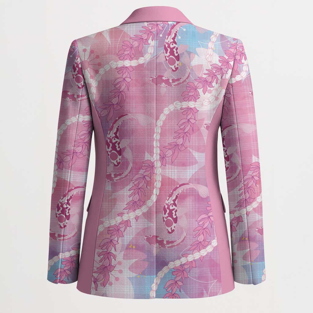 Japanese Koi Fish Blazer Pink Wagara Palaka Honohono Pikake Lei