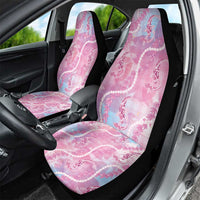 Japanese Koi Fish Car Seat Cover Pink Wagara Palaka Honohono Pikake Lei LT9 - Polynesian Pride