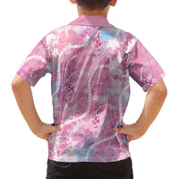 Japanese Koi Fish Hawaiian Shirt Pink Wagara Palaka Honohono Pikake Lei LT9 - Polynesian Pride