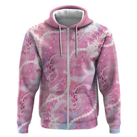Japanese Koi Fish Hoodie Pink Wagara Palaka Honohono Pikake Lei