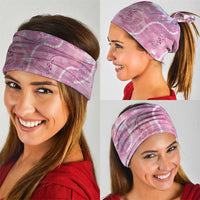 Japanese Koi Fish Neck Gaiter Pink Wagara Palaka Honohono Pikake Lei