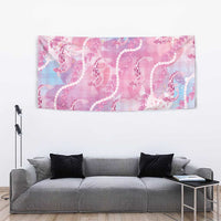 Japanese Koi Fish Tapestry Pink Wagara Palaka Honohono Pikake Lei