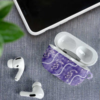 Japanese Koi Fish AirPods Case Purple Wagara Palaka Honohono Pikake Lei