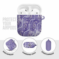 Japanese Koi Fish AirPods Case Purple Wagara Palaka Honohono Pikake Lei