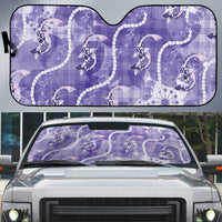 Japanese Koi Fish Auto Sun Shade Purple Wagara Palaka Honohono Pikake Lei
