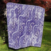 Japanese Koi Fish Quilt Purple Wagara Palaka Honohono Pikake Lei