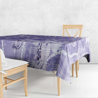 Japanese Koi Fish Tablecloth Purple Wagara Palaka Honohono Pikake Lei