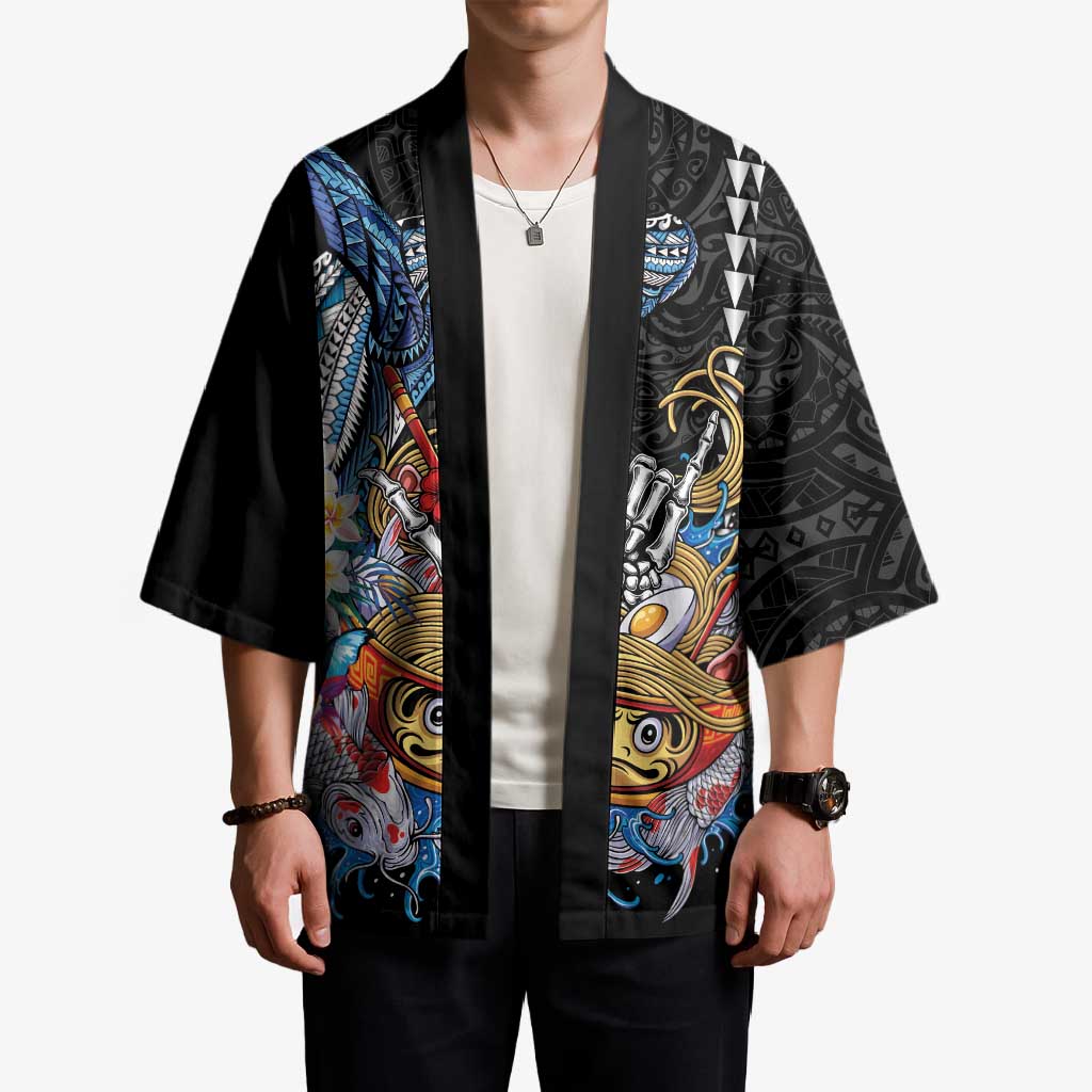Personalized Japanese Koi Fish Ramen Kimono Aloha Shark Kakau Pattern