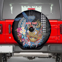 Personalized Japanese Koi Fish Ramen Spare Tire Cover Aloha Shark Kakau Pattern LT9 - Polynesian Pride