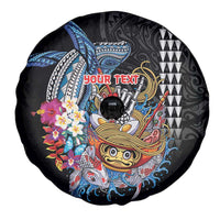 Personalized Japanese Koi Fish Ramen Spare Tire Cover Aloha Shark Kakau Pattern LT9 - Polynesian Pride