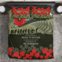 ANZAC Day We Remember Bedding Set Maori Silver Fern Camouflage Motif LT9 Green - Polynesian Pride