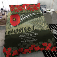 ANZAC Day We Remember Bedding Set Maori Silver Fern Camouflage Motif LT9 - Polynesian Pride