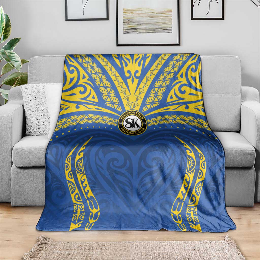 Oceania Football Solomon Kings Blanket Polynesian Tribal Pattern