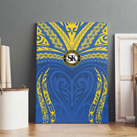 Oceania Football Solomon Kings Canvas Wall Art Polynesian Tribal Pattern