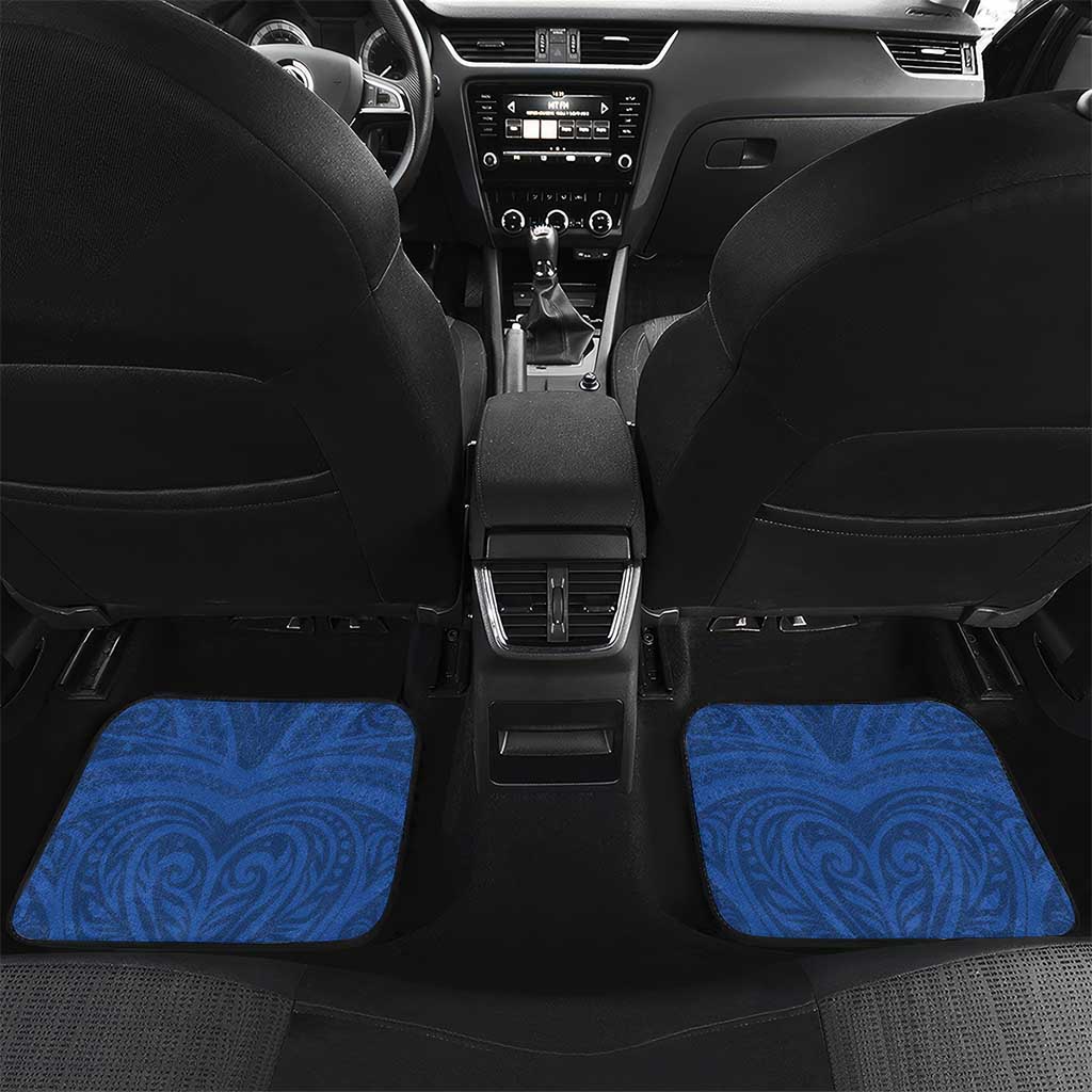Custom Oceania Football Solomon Kings Car Mats Polynesian Tribal Pattern