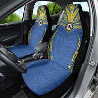 Oceania Football Solomon Kings Car Seat Cover Polynesian Tribal Pattern